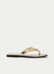 GOLDEN FLAT CHAIN SANDAL