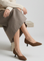 ZAPATO DE SALÓN ELÁSTICO TAUPE
