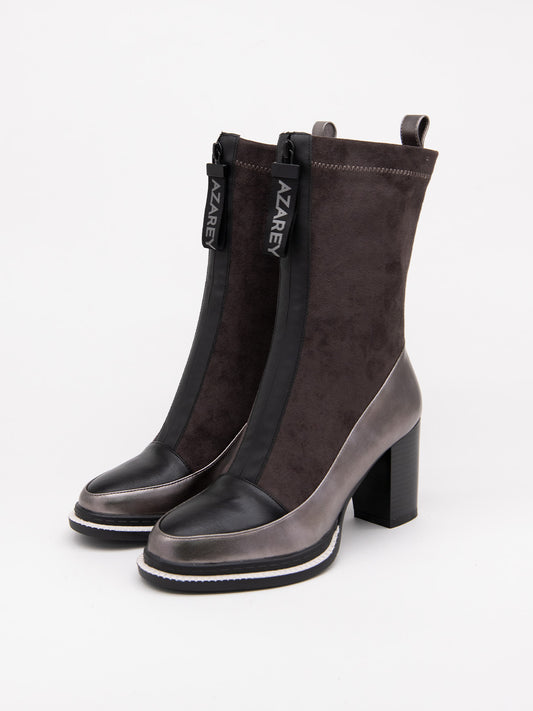 Azarey High Grey Boot