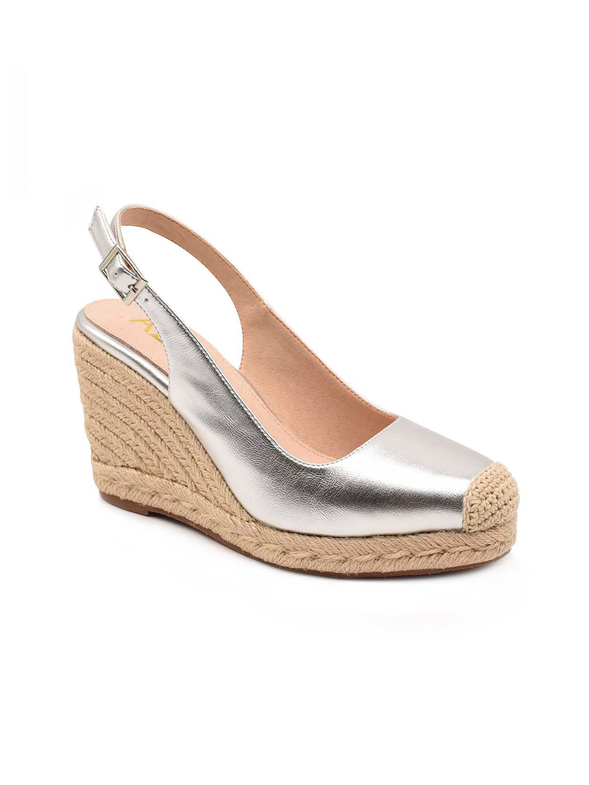 Amaz fashion s silver wedges