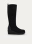 BOTA ALTA NEGRA CUÑA CONFORT MINIMAL