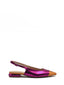 Ballerina metalizzata bicolore fucsia.