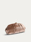 CLUTCH TAUPE TERCIOPELO FRUNCIDO FIESTA