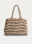 BOLSO DE MACRAMÉ BICOLOR