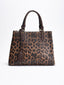 Bolso shopper animal print leopardo