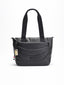 Bolso shopper negro acolchado