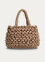 BOLSO DE MACRAMÉ BEIGE