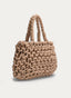 BOLSO DE MACRAMÉ BEIGE