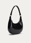 BOLSO HOBO NEGRO ASA TRENZADA