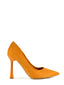 Women's pump shoe mango color
